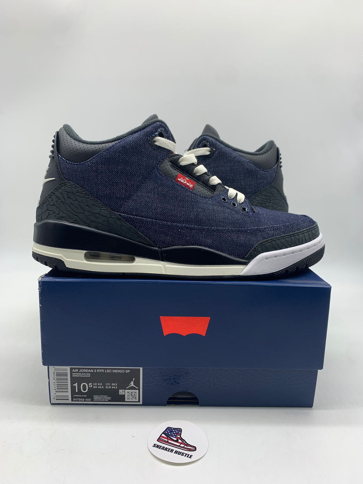 Jordan 3 Retro Levi’s Indigo
