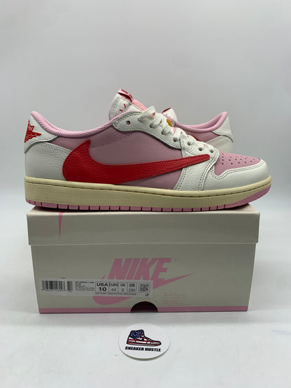 Jordan 1 Retro Low OG SP Travis Scott Sail Tropical Pink