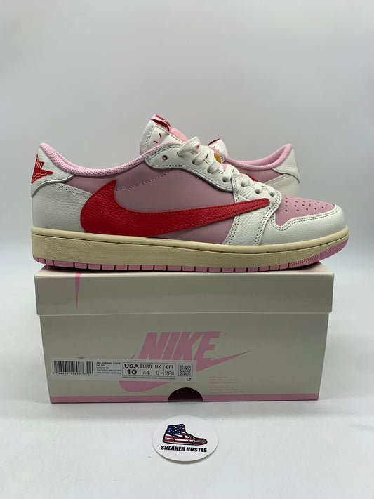 Jordan 1 Retro Low OG SP Travis Scott Sail Tropical Pink