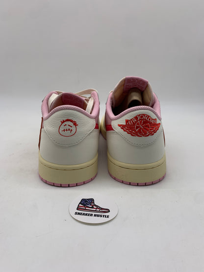 Jordan 1 Retro Low OG SP Travis Scott Sail Tropical Pink