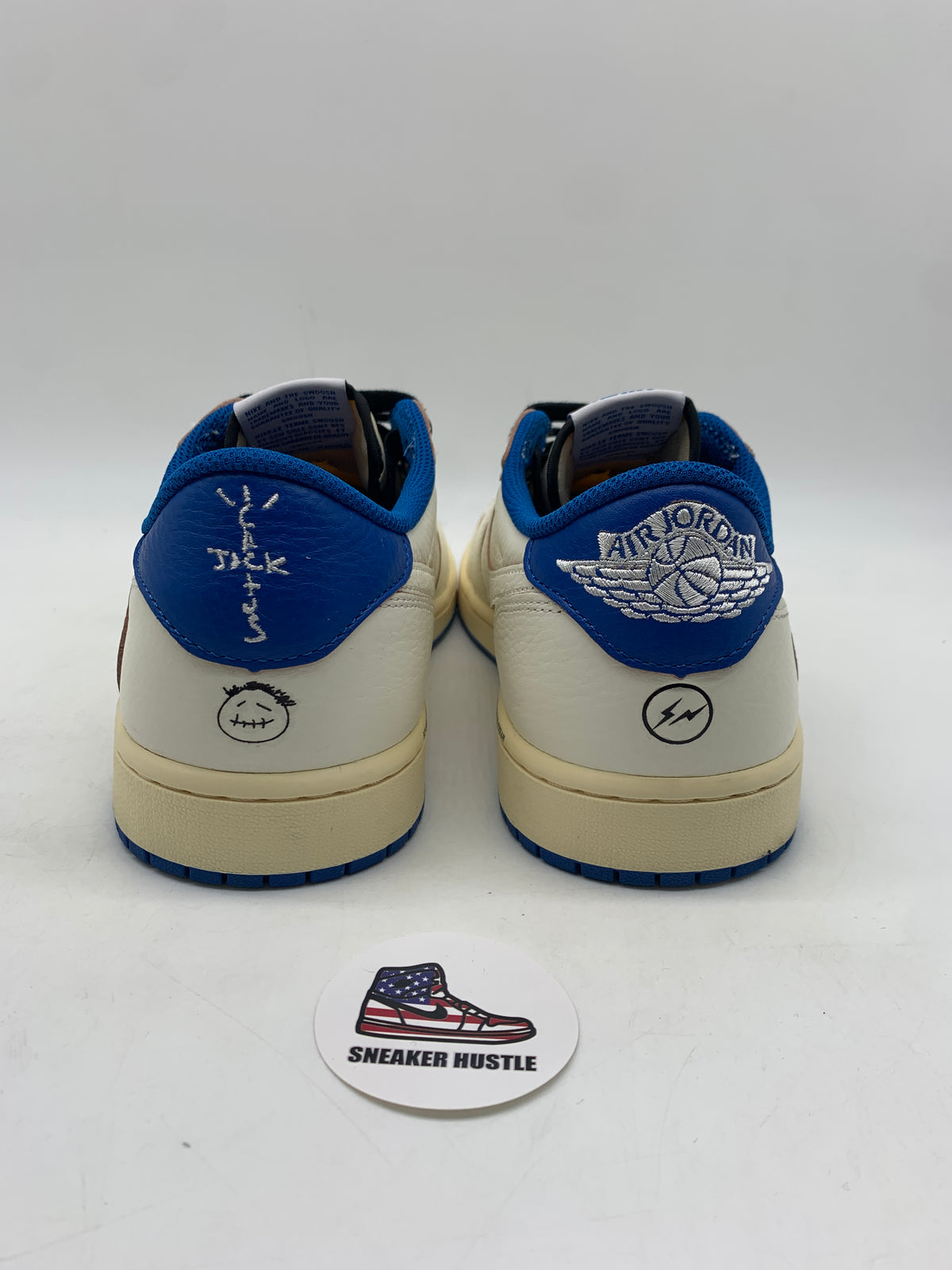 Jordan 1 Retro Low OG SP Fragment x Travis Scott Sail Military Blue