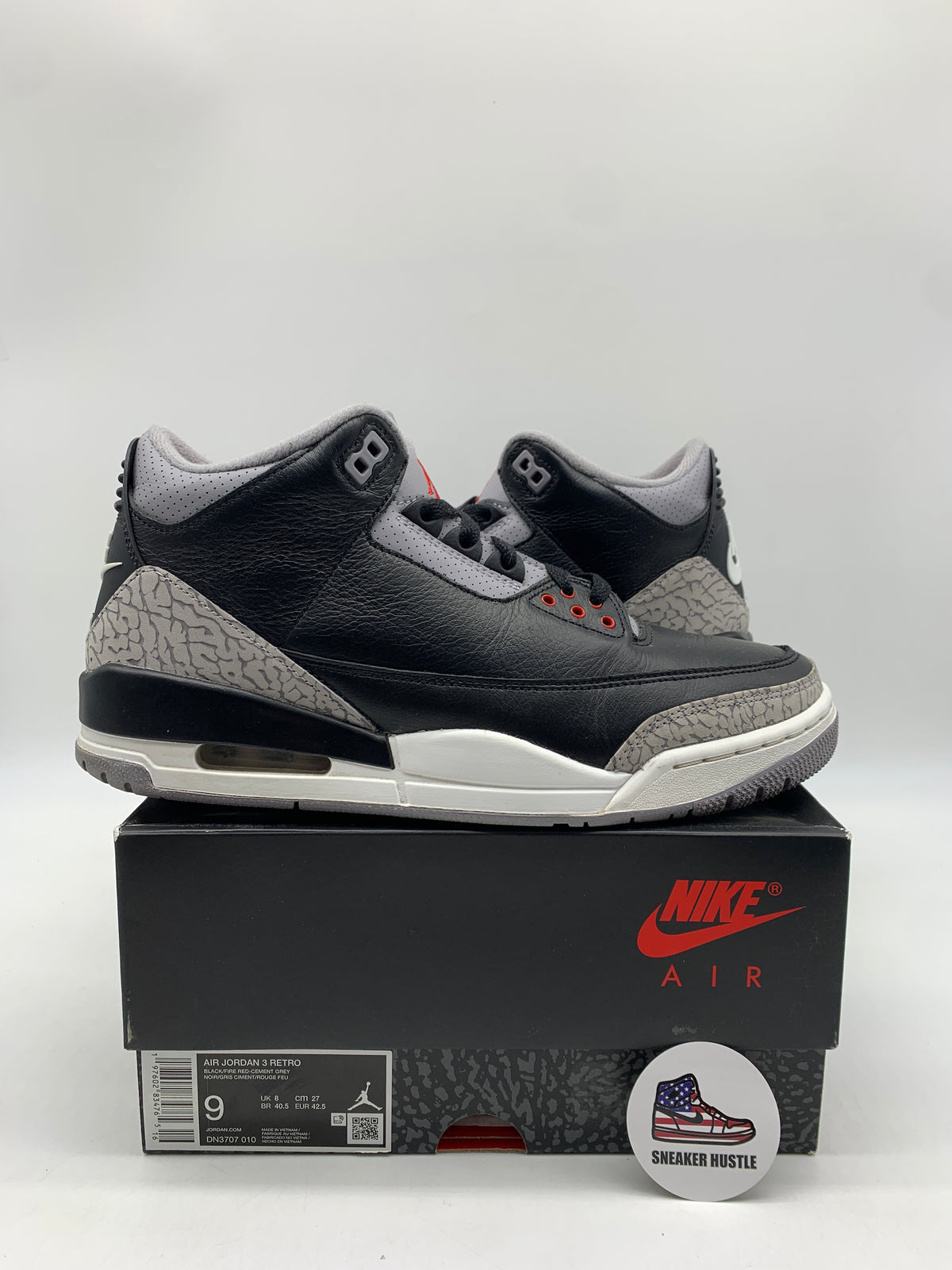 Jordan 3 Retro OG Black Cement (2024)