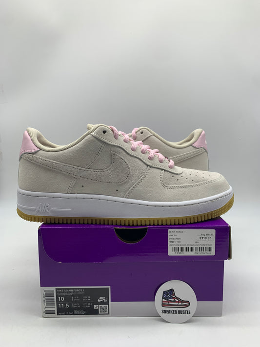 Nike Air Force 1 Low SB Light Orewood Brown Pink