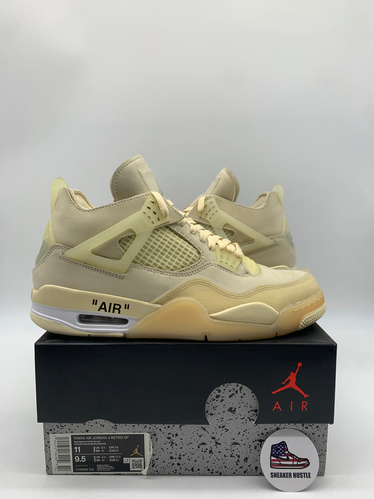 Jordan 4 Retro Off-White Sail (Women's)