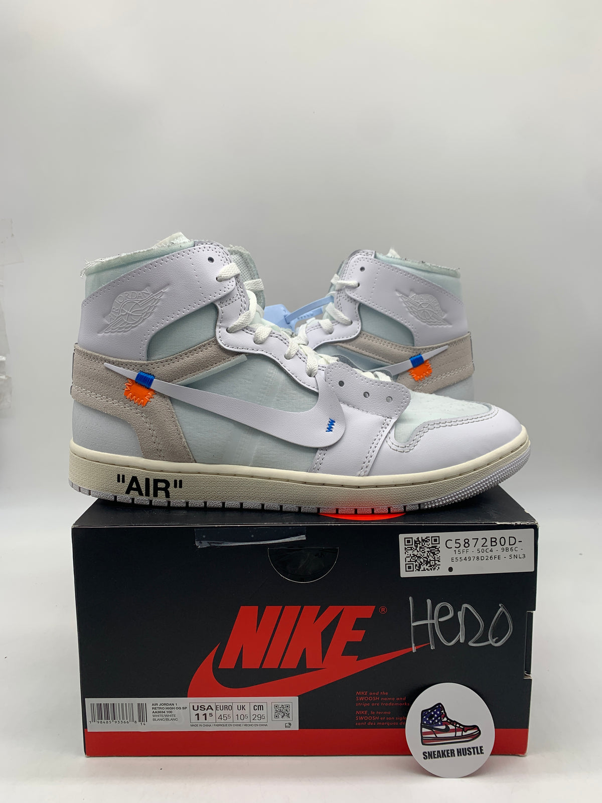 Jordan 1 Retro High Virgil Abloh Archive Alaska
