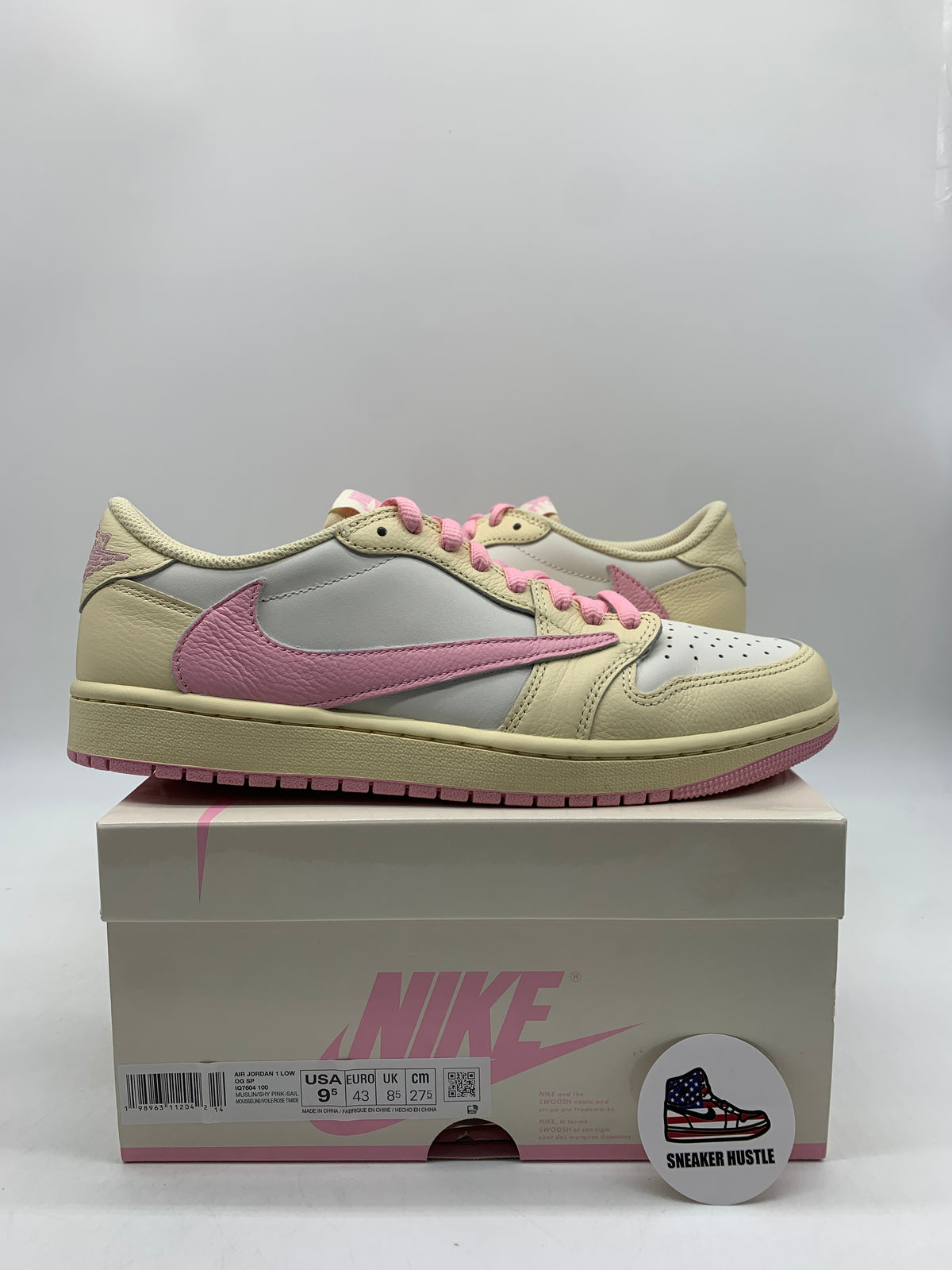 Jordan 1 Retro Low OG SP Travis Scott Shy Pink