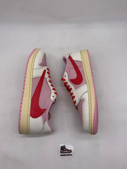 Jordan 1 Retro Low OG SP Travis Scott Sail Tropical Pink