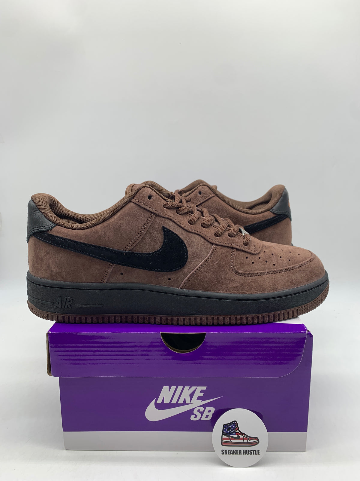 Nike SB Air Force 1 Low Light Chocolate Black
