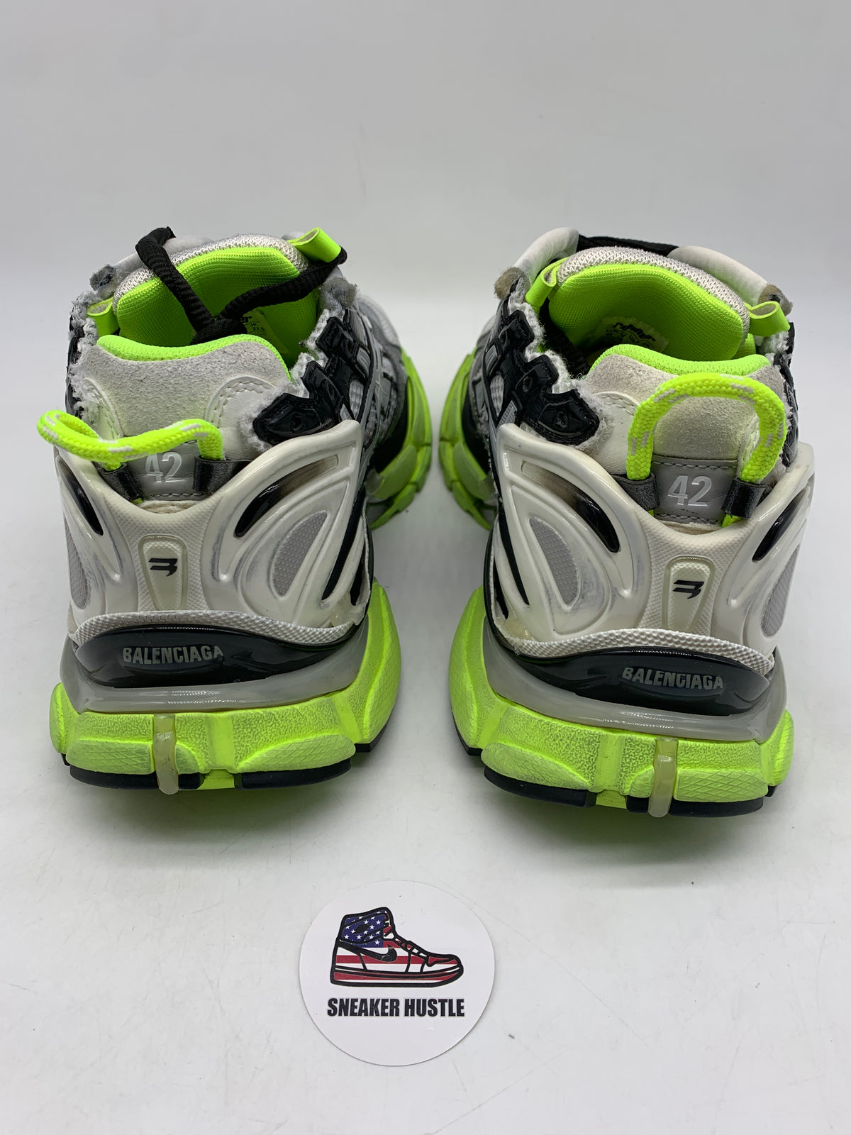 Balenciaga Runner White Neon Yellow