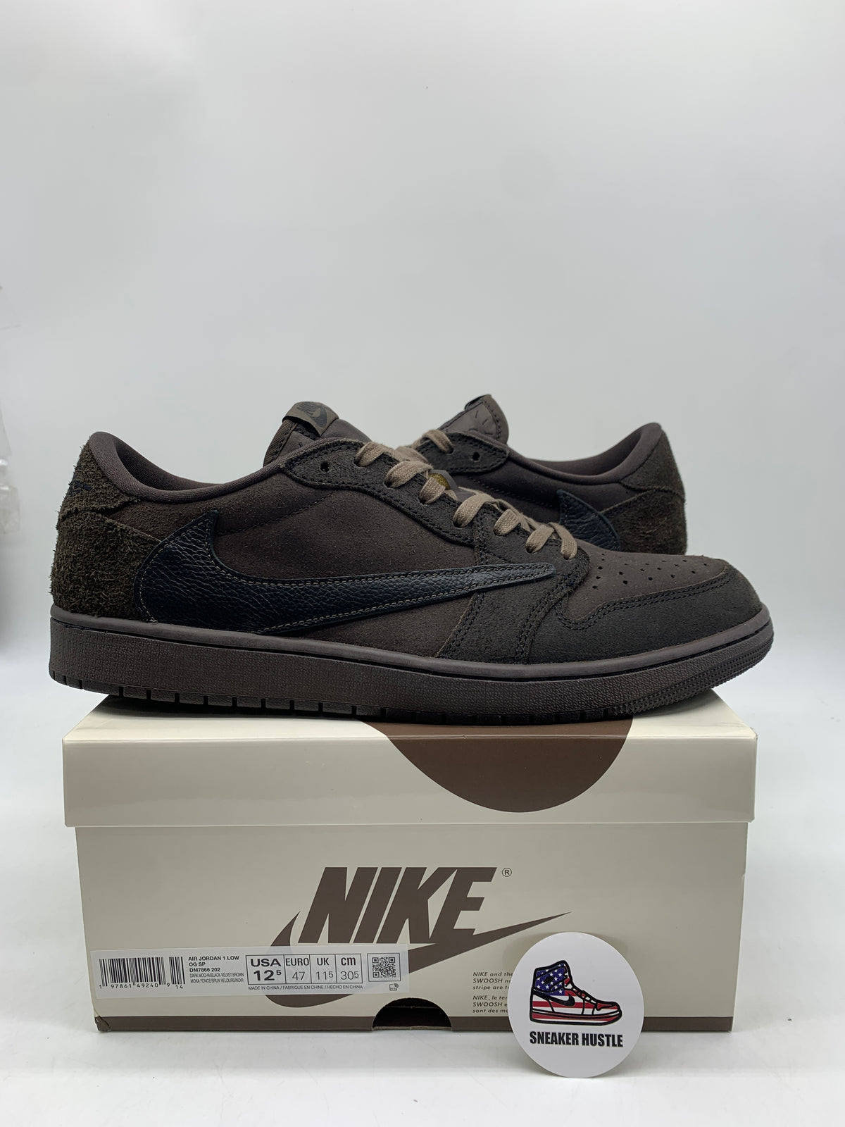 Jordan 1 Retro Low OG SP Travis Scott Velvet Brown