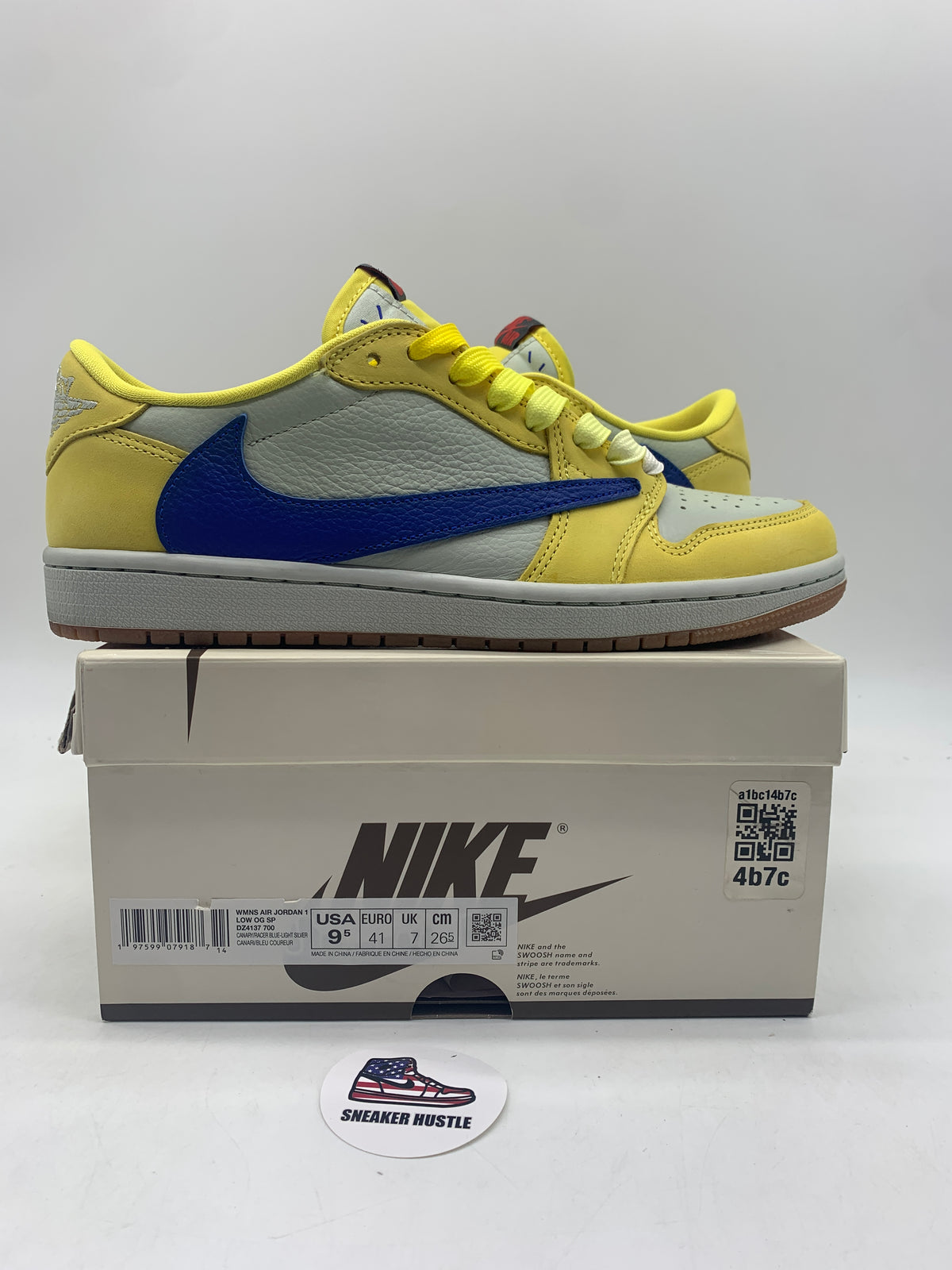 Jordan 1 Retro Low OG SP Travis Scott Canary (Women's)
