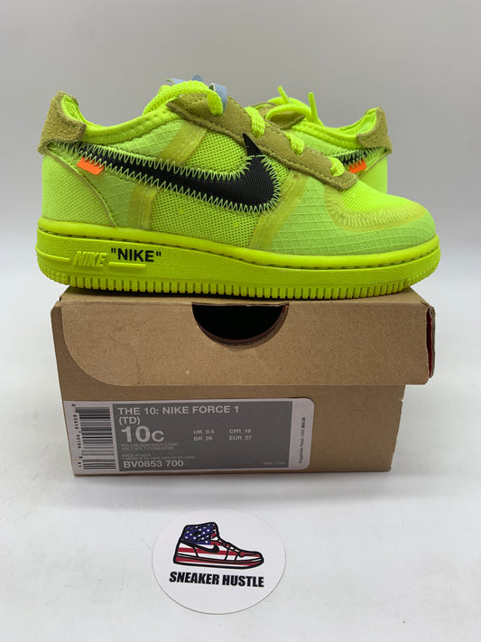 Nike Air Force 1 Low Off-White Volt (TD)