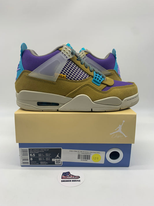 Jordan 4 Retro SP 30th Anniversary Union Desert Moss