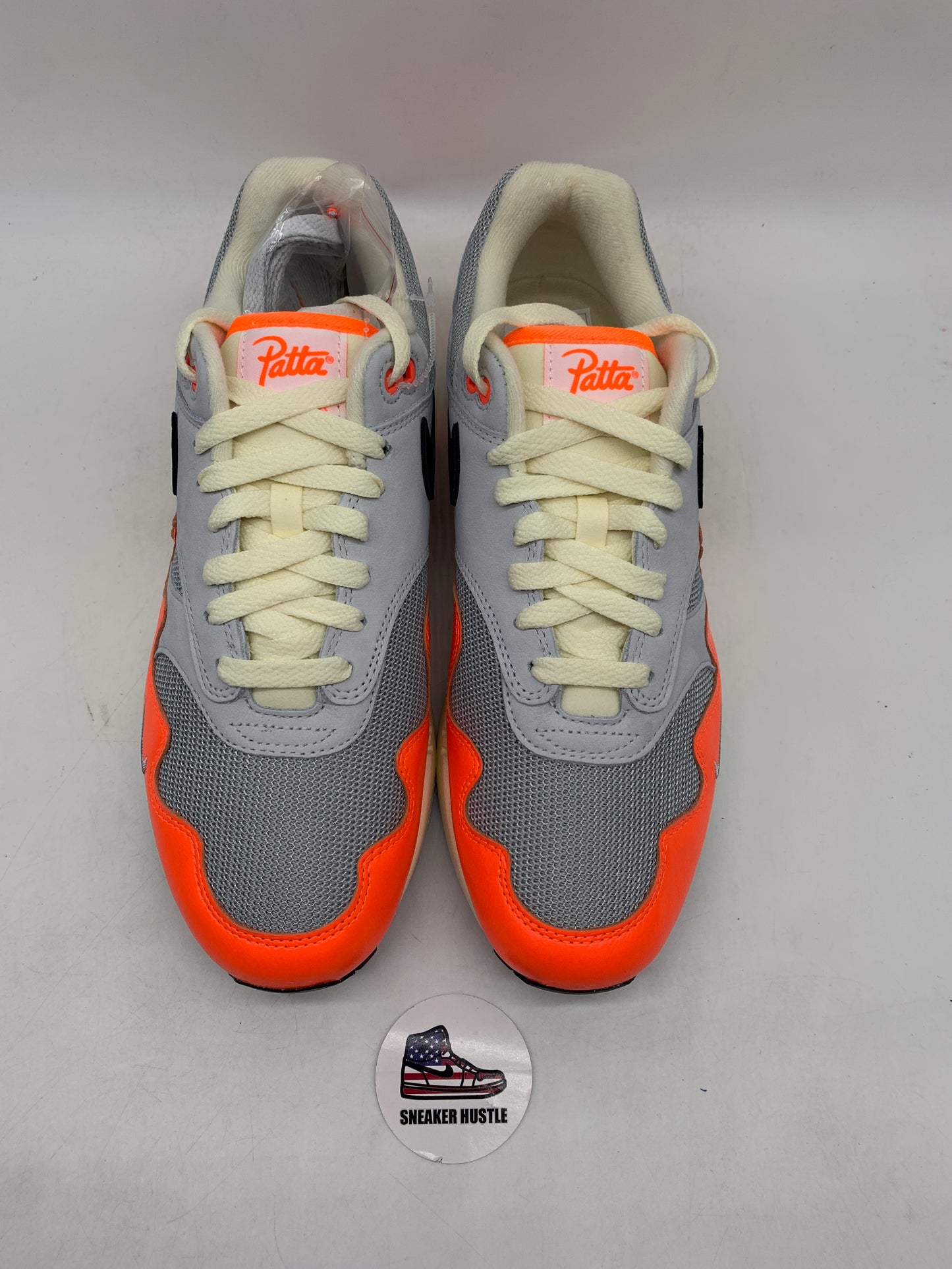 Nike Air Max 1 Patta Waves Hyper Crimson Pure Platinum (With Bracelet)