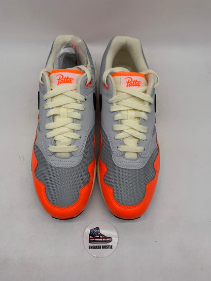 Nike Air Max 1 Patta Waves Hyper Crimson Pure Platinum (With Bracelet)