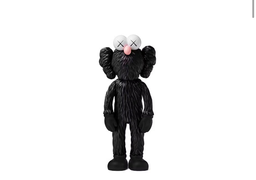 KAWS BFF Open Edition Vinyl Figure Black