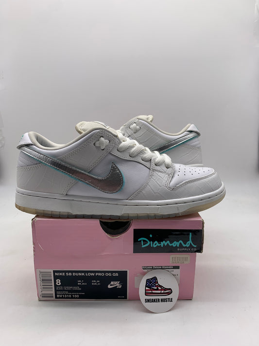 Nike SB Dunk Low Diamond Supply Co. White Diamond