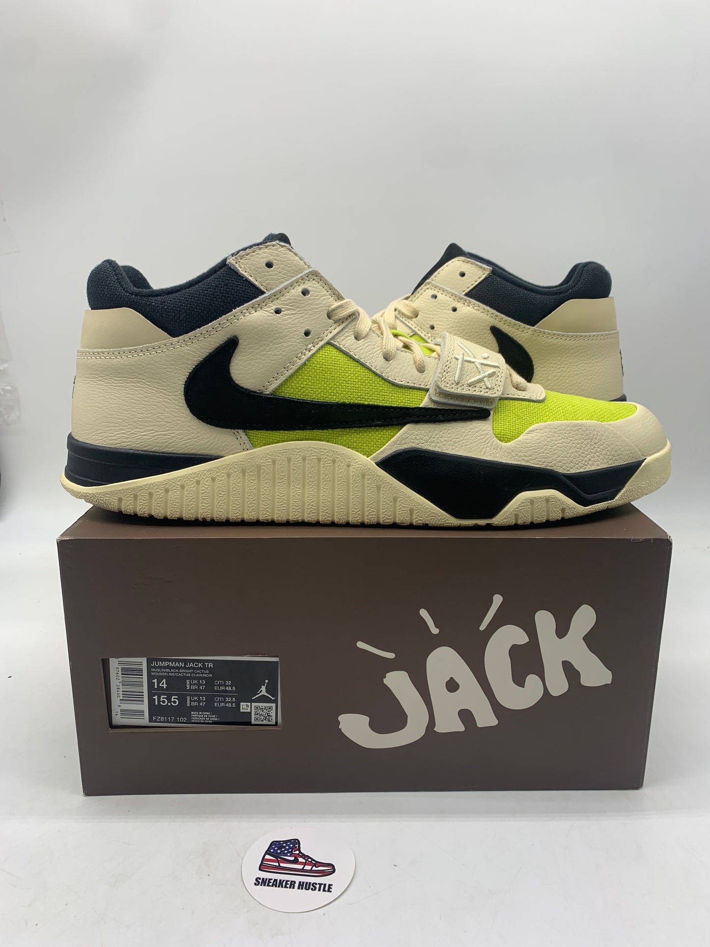 Jordan Jumpman Jack TR Travis Scott Bright Cactus