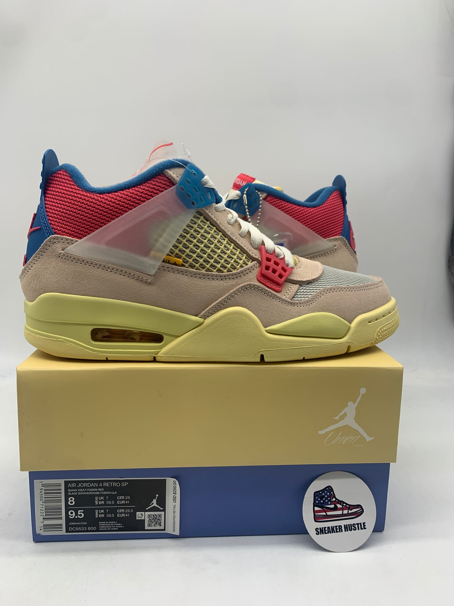 Jordan 4 Retro Union Guava Ice
