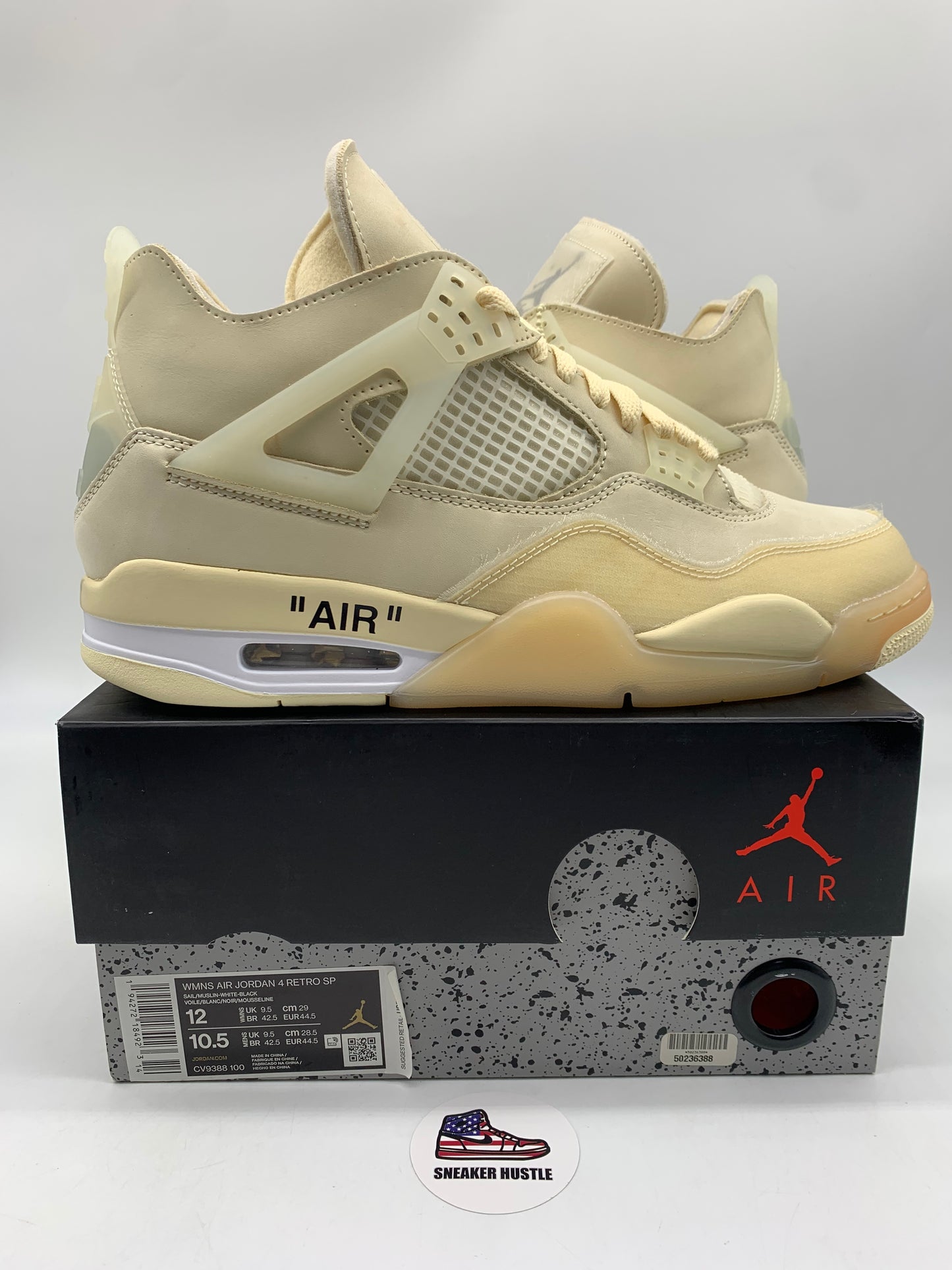Jordan 4 Retro Off-White Sail (Women's)
