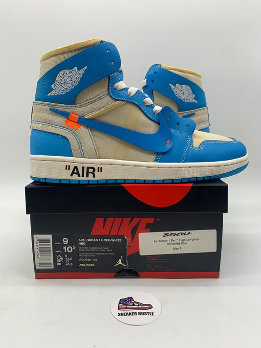 Jordan 1 Retro High Off-White University Blue