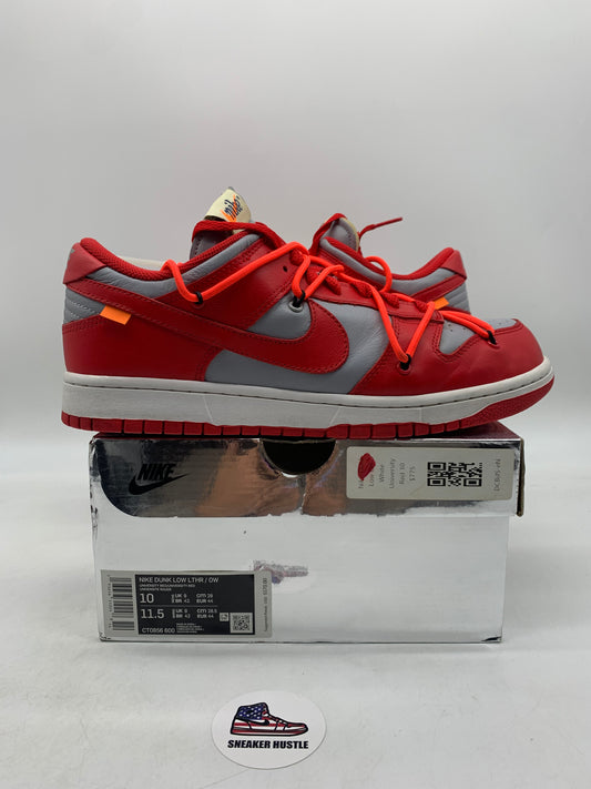 Nike Dunk Low Off-White University Red