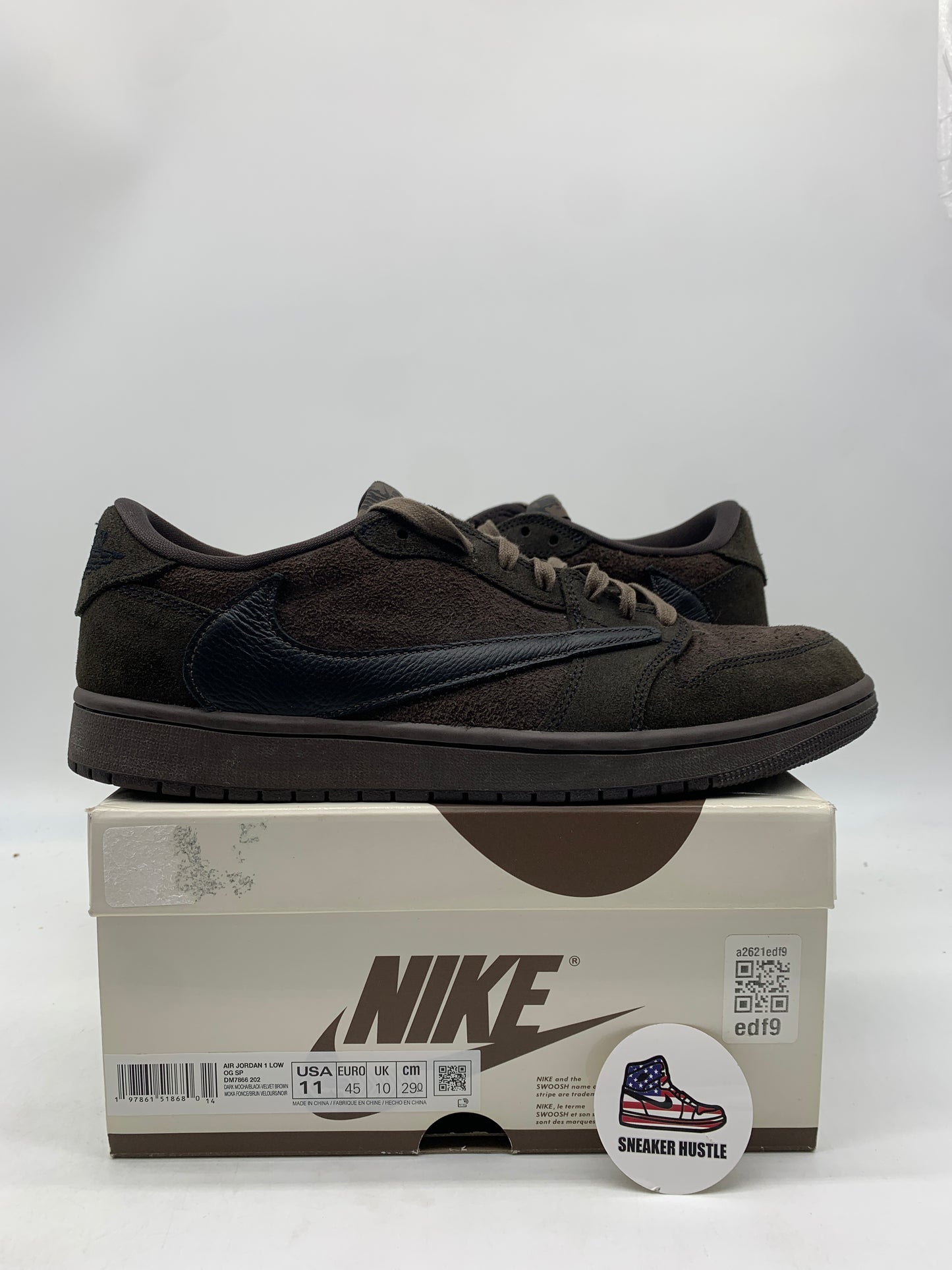 Jordan 1 Retro Low OG SP Travis Scott Velvet Brown