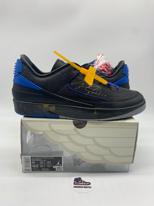 Jordan 2 Retro Low SP Off-White Black Blue