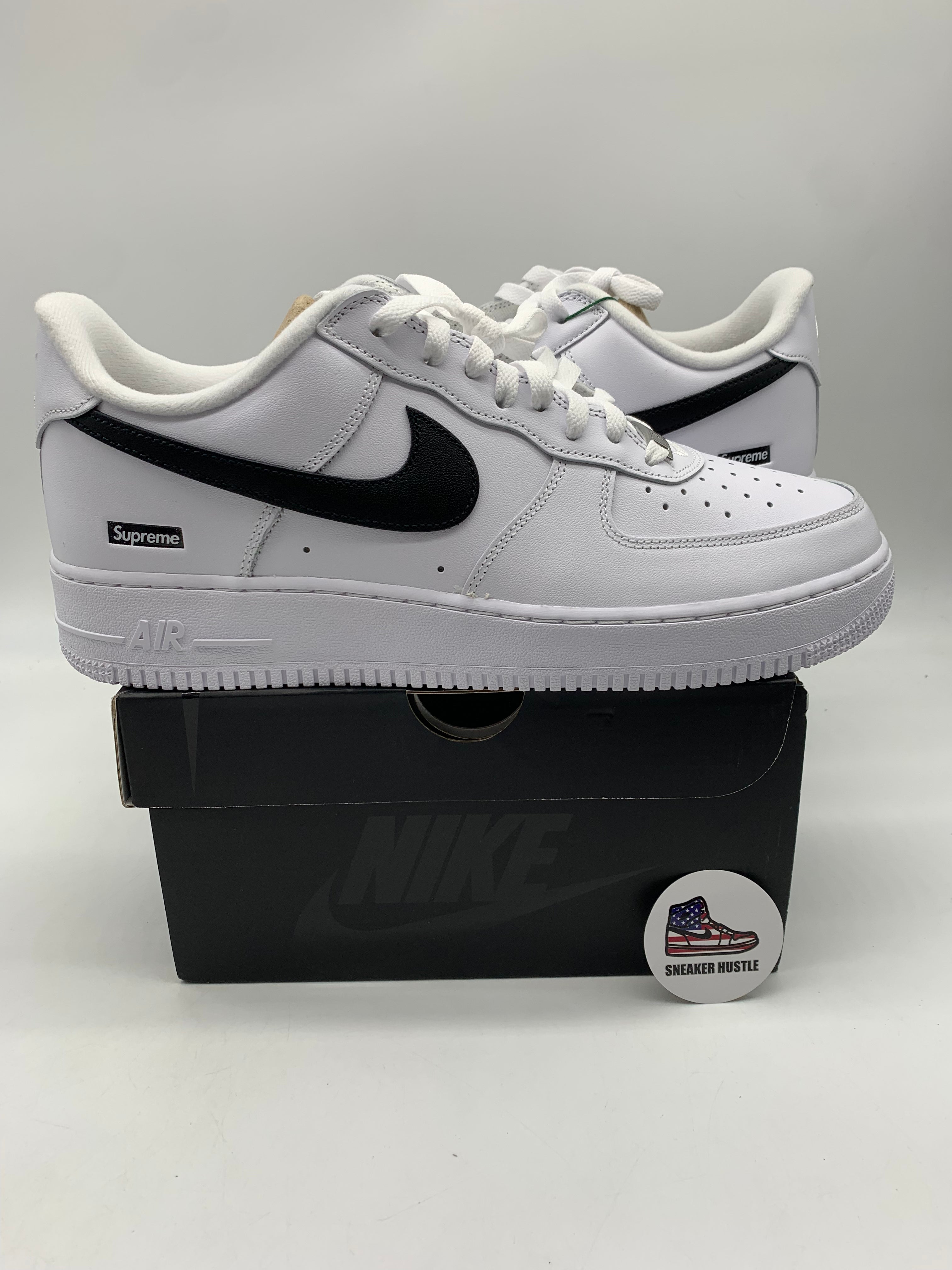 Nike Air Force 1 Low Supreme White Black – Sneaker Hustle USA