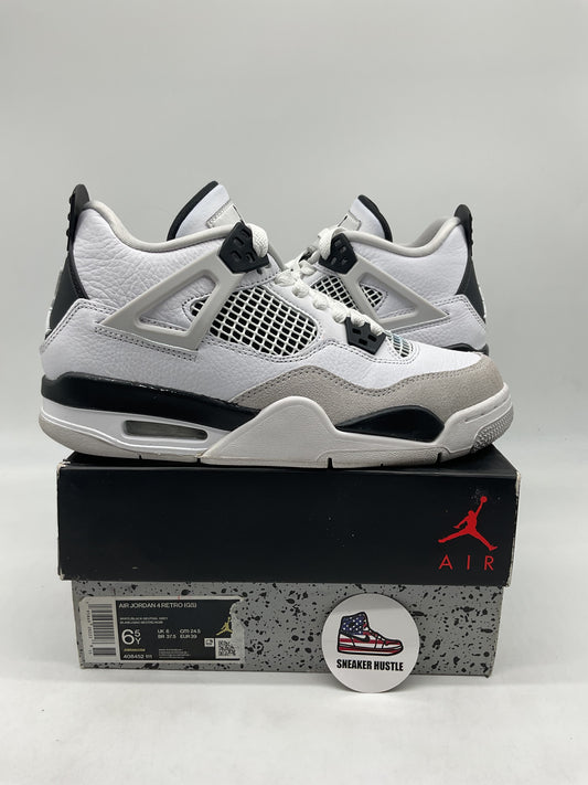 Jordan 4 Retro Military Black (GS)