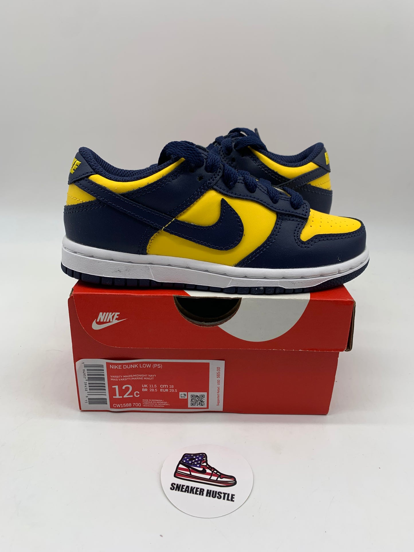 Nike Dunk Low Michigan (2021/2024) (PS) 12C