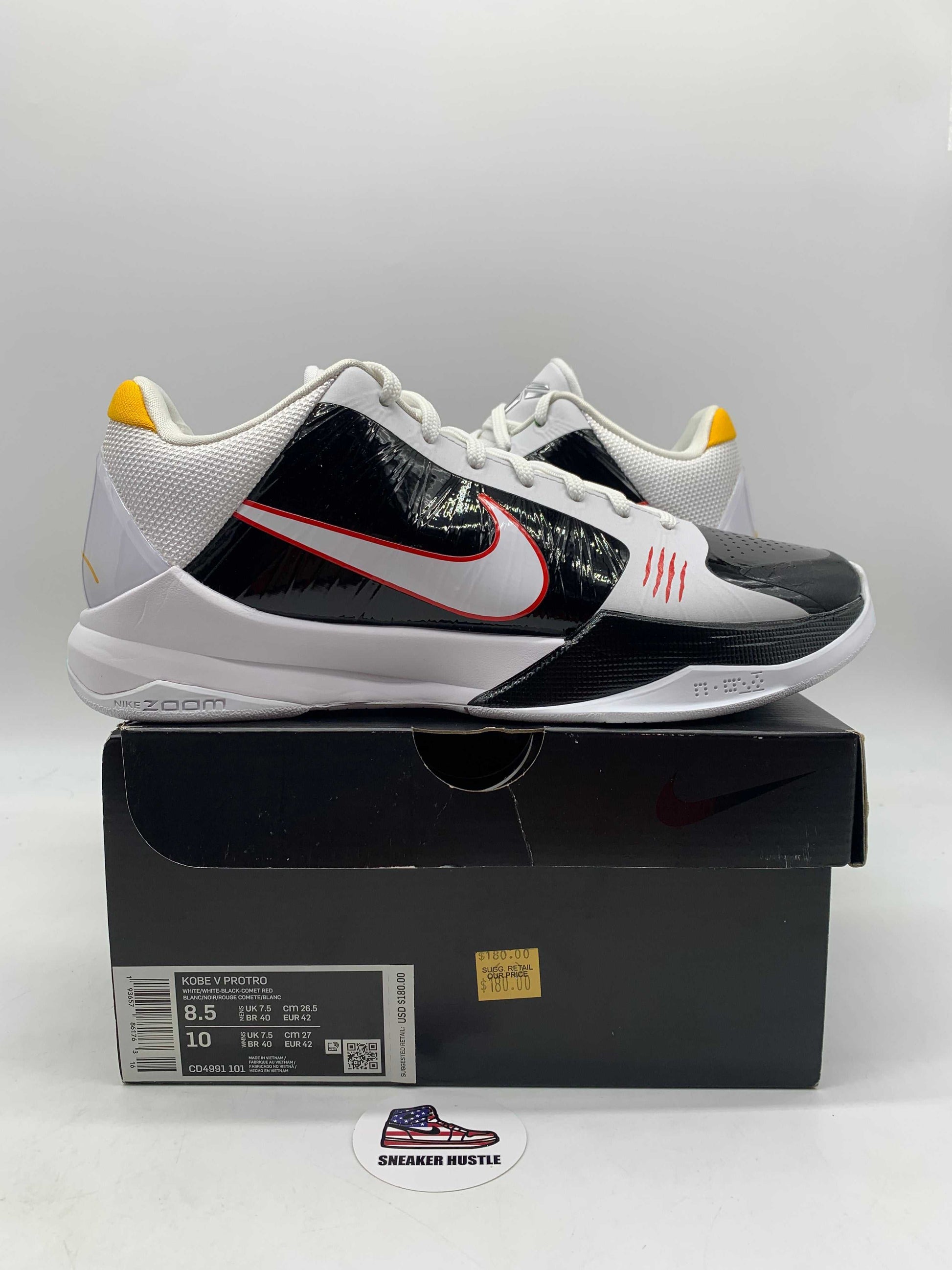 Nike Kobe 5 Protro Bruce Lee Alternate basketball shoes size 8.5 on box