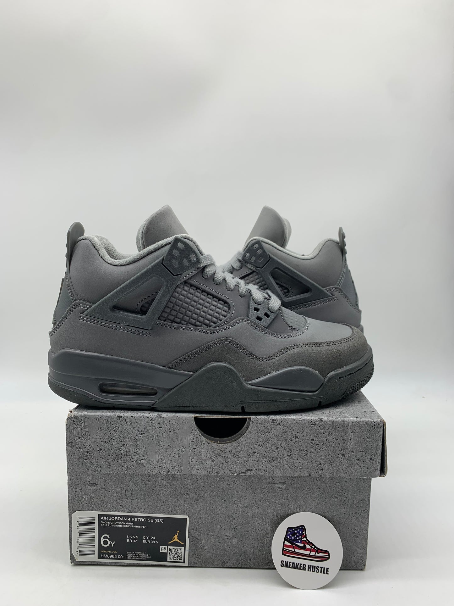 Jordan 4 Retro SE Paris Olympics Wet Cement (GS)