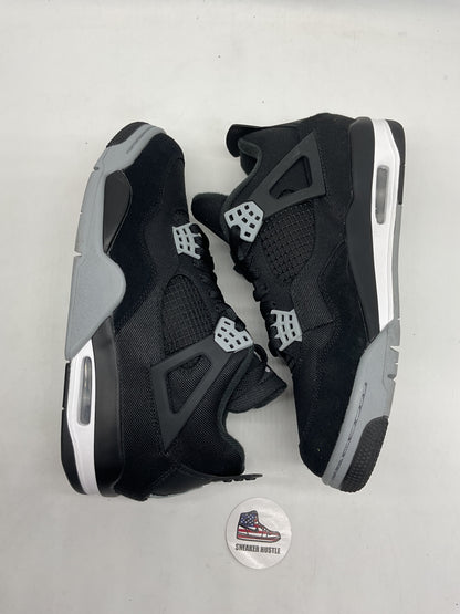 Jordan 4 Retro SE Black Canvas