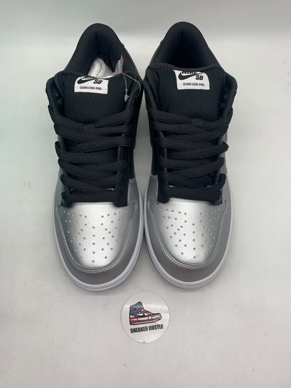 Nike SB Dunk Low Supreme Jewel Swoosh Silver