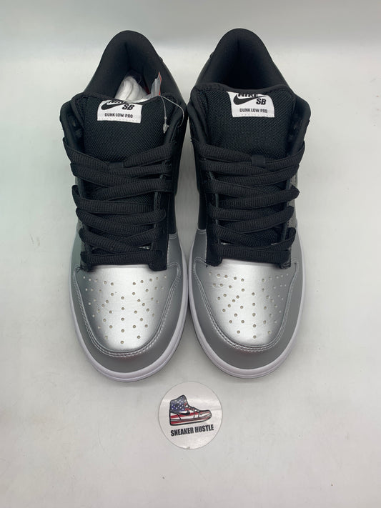 Nike SB Dunk Low Supreme Jewel Swoosh Silver