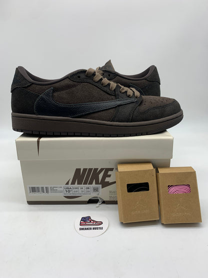 Jordan 1 Retro Low OG SP Travis Scott Velvet Brown
