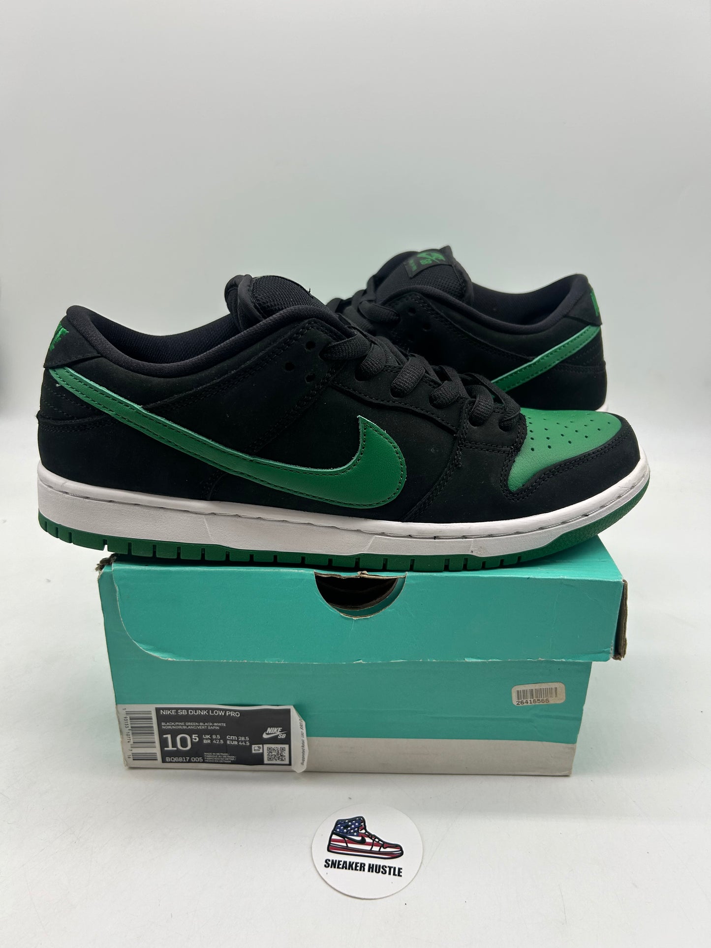 Nike SB Dunk Low Pro J Pack Black Pine Green