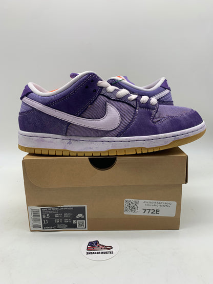 Nike SB Dunk Low Pro ISO Orange Label Unbleached Pack Lilac