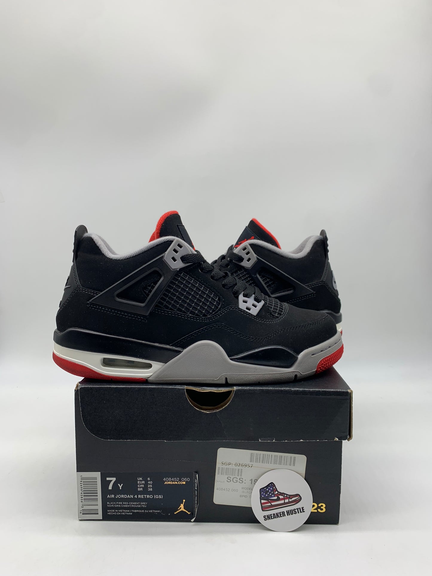 Jordan 4 Retro Bred (2019) (GS)