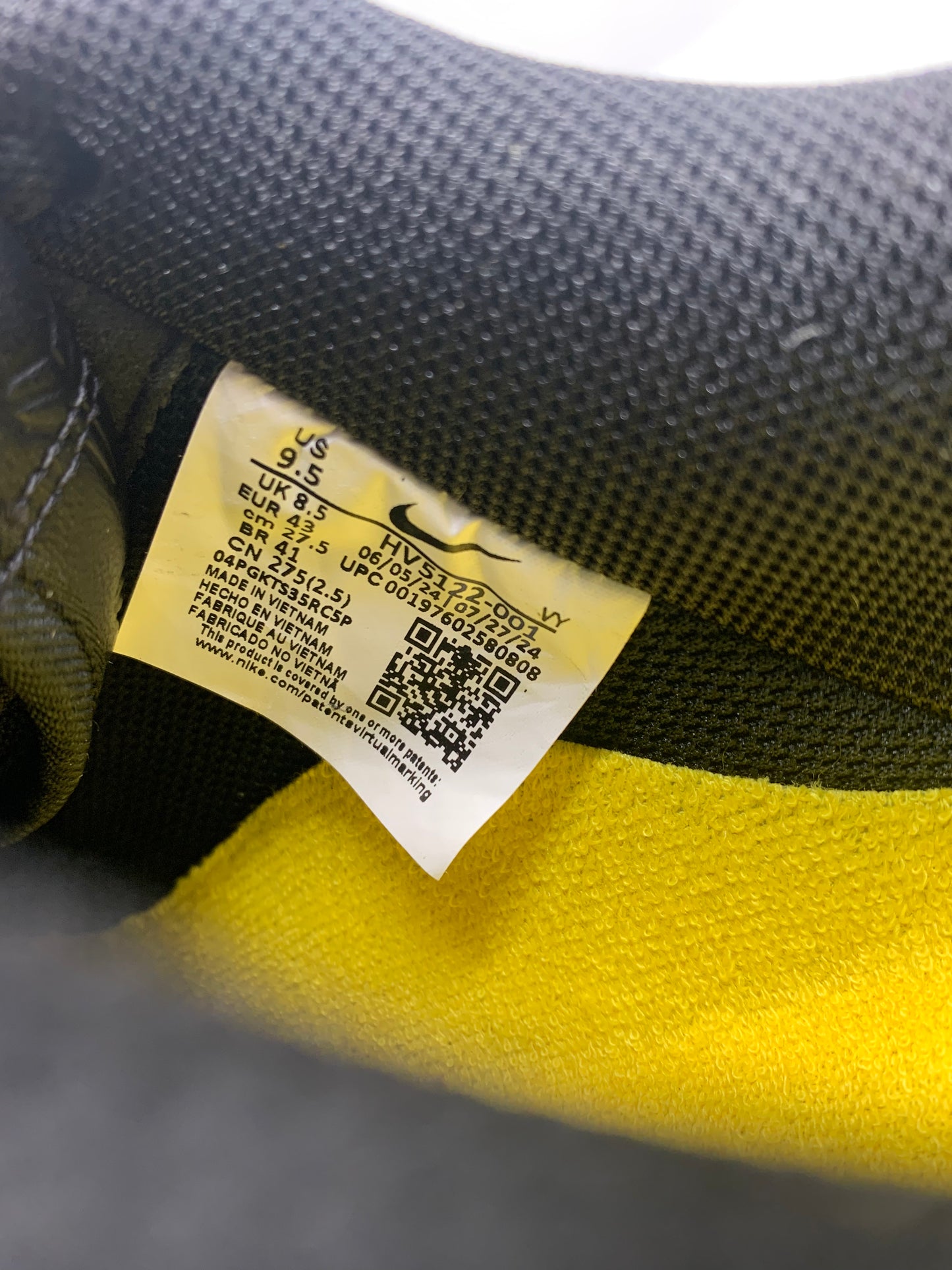 Nike Air Force 1 Low Kobe Bryant Lakers Away (Numbered Edition of 8000)