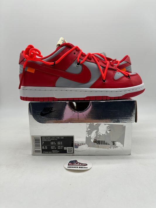 Nike Dunk Low Off-White University Red