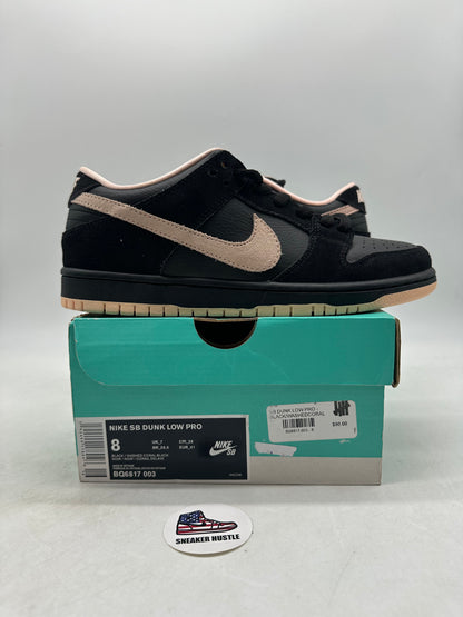 Nike SB Dunk Low Black Washed Coral