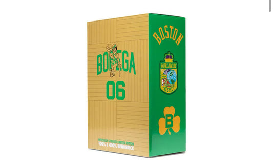 Bearbrick x Bodega x NBA Worldwide Respect Boston Celtics 100% & 400% Set