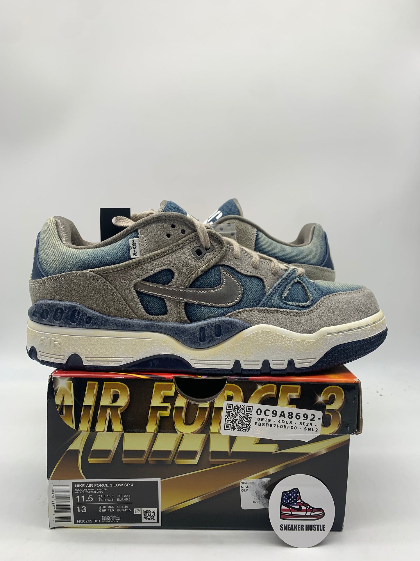 Nike Air Force 3 Low SP Nigo x Levi’s Olive Grey