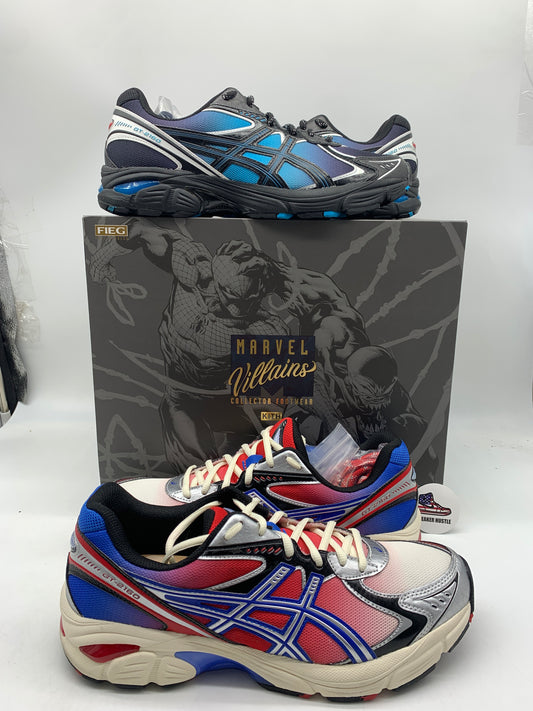 ASICS GT-2160 Kith Marvel Villains Spider-Man/Venom Battle Spectra Pack Sealed Box (Comic Included)