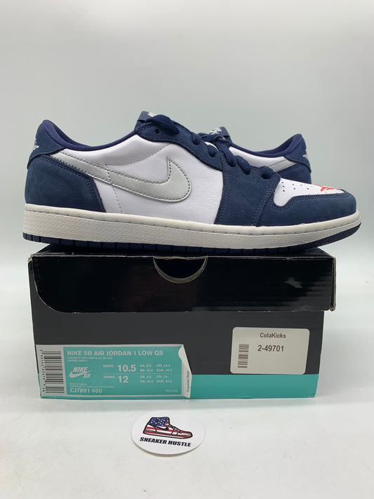 Jordan 1 Low SB Midnight Navy