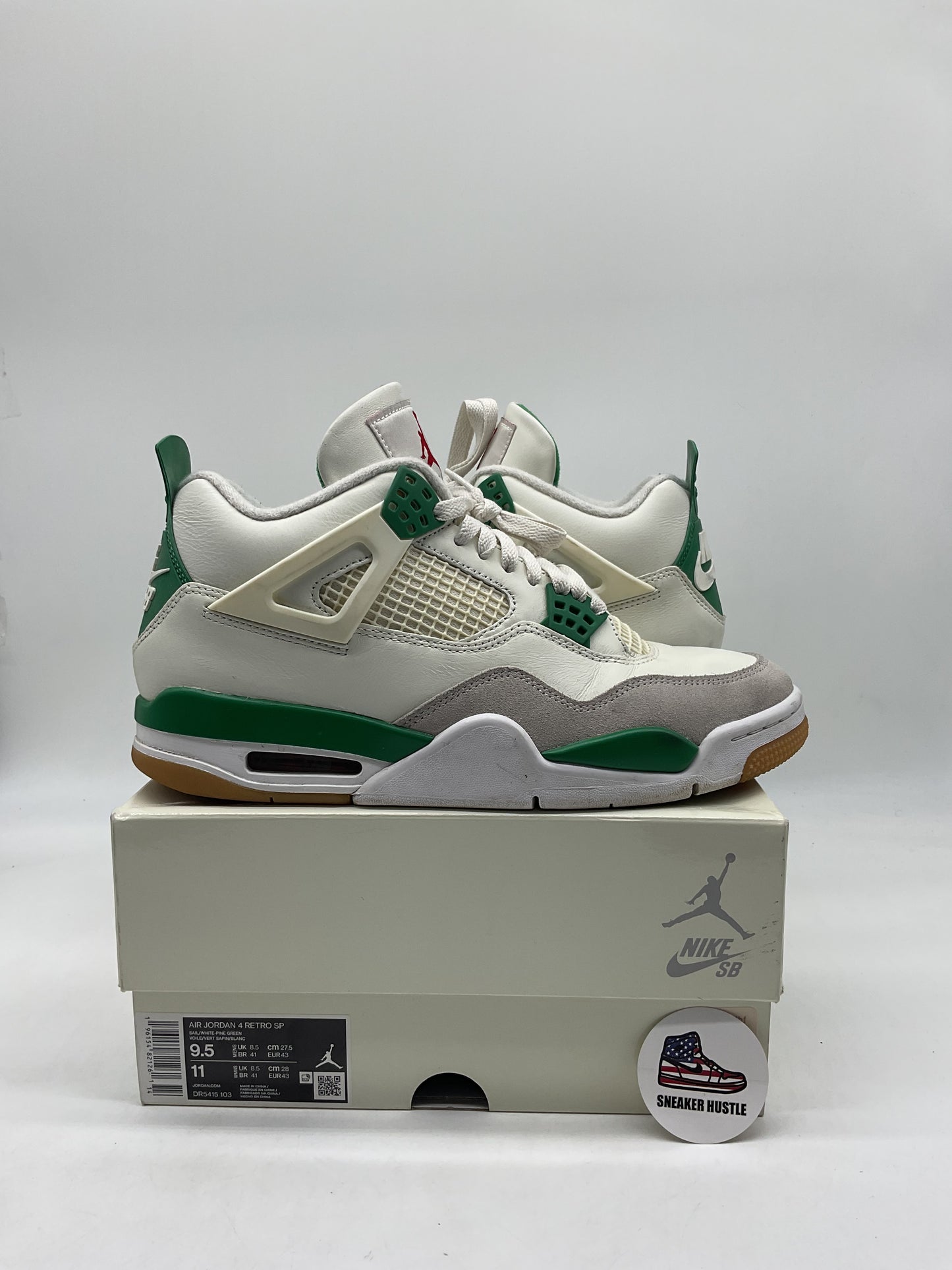 Jordan 4 Retro SB Pine Green