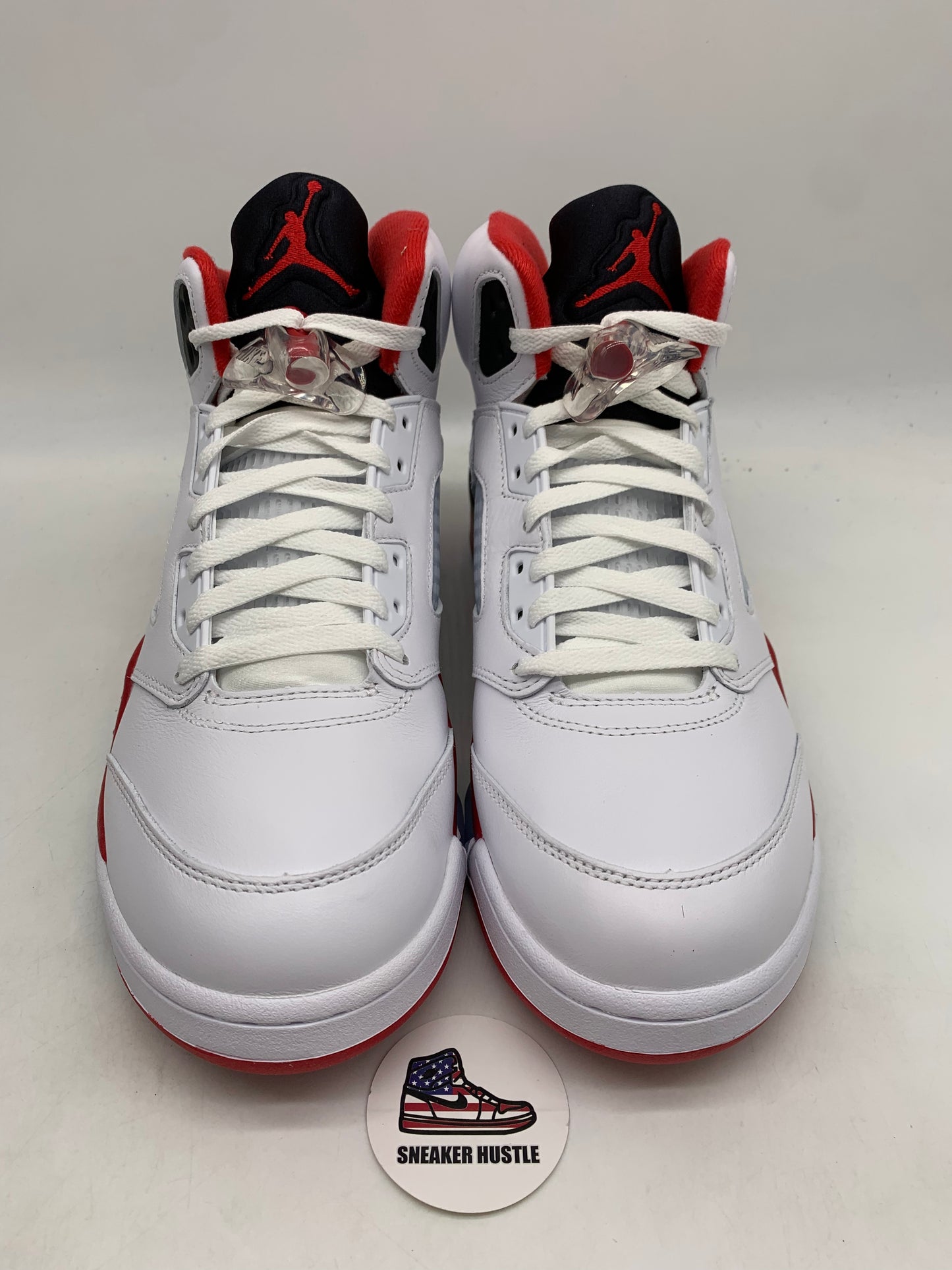 Jordan 5 Retro Fire Red Black Tongue (2025)