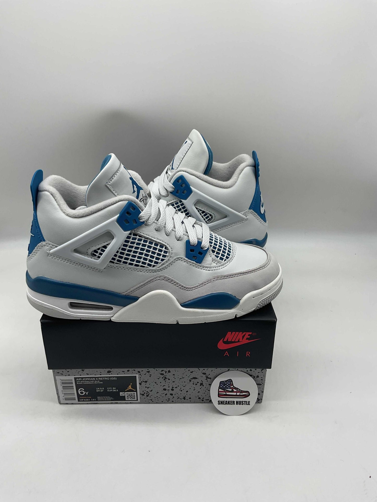 Jordan 4 Retro Military Blue (2024) (GS)